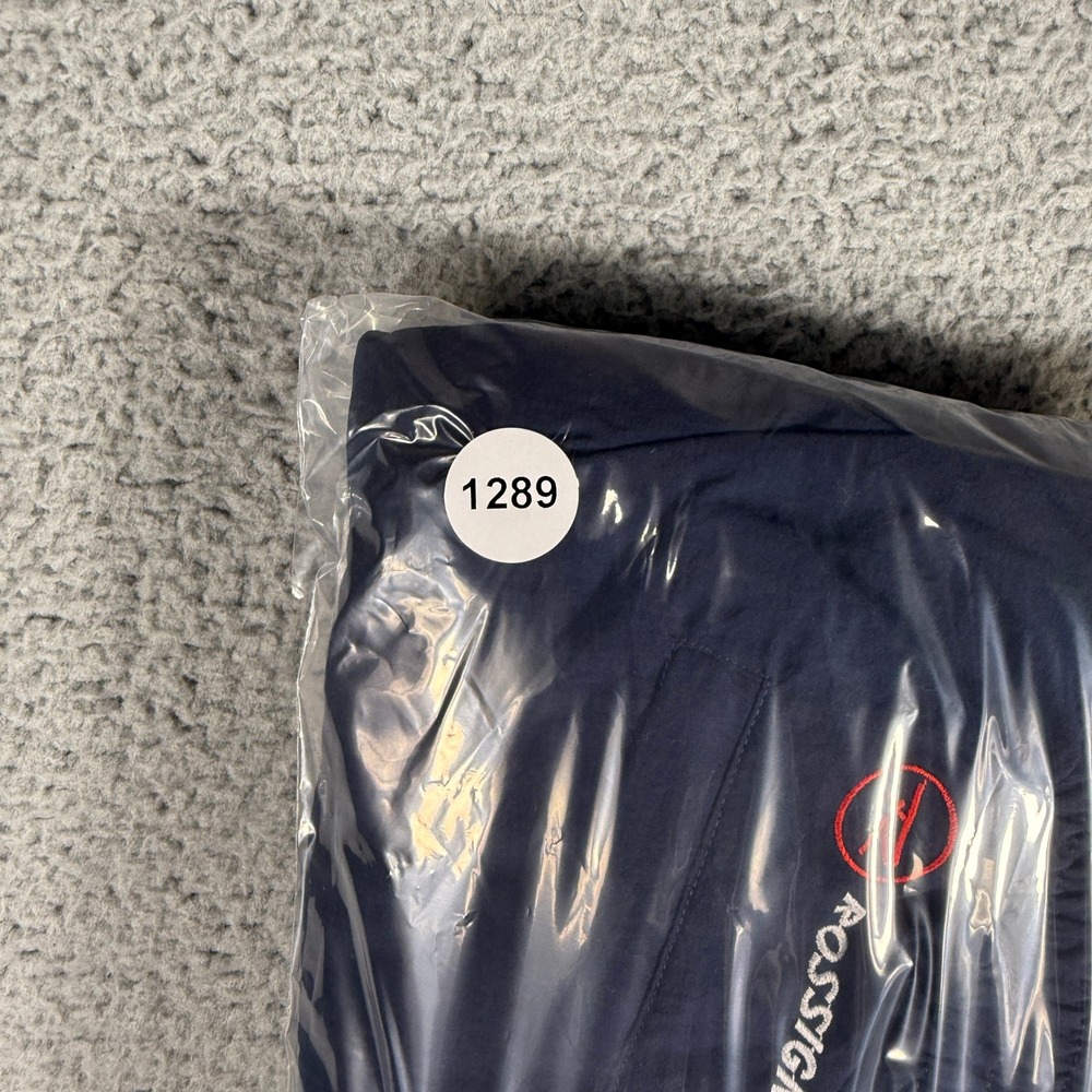 Rossignol Track Pants Mens Medium Blue Green Red Colorblock Warm Up Zip Opening - Picture 10 of 10